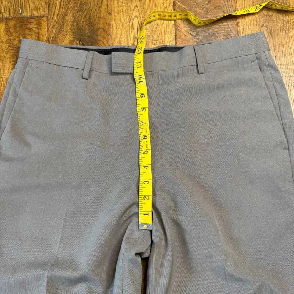 Claiborne Taupe Gray Dress Tailored Pants Mens Size 34x32 100% Polyester
